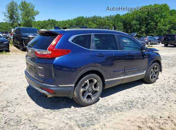 2HKRW2H91HH666884 2017 HONDA CR-V Blue Trasero derecho