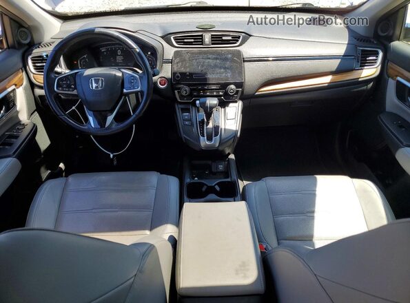 2HKRW2H91HH666884 2017 HONDA CR-V Blue Vista del salpicadero