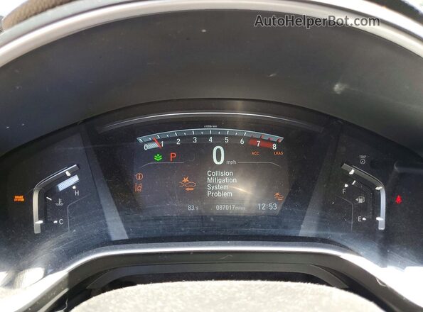 2HKRW2H91HH666884 2017 HONDA CR-V Blue Vista del cuadro de instrumentos