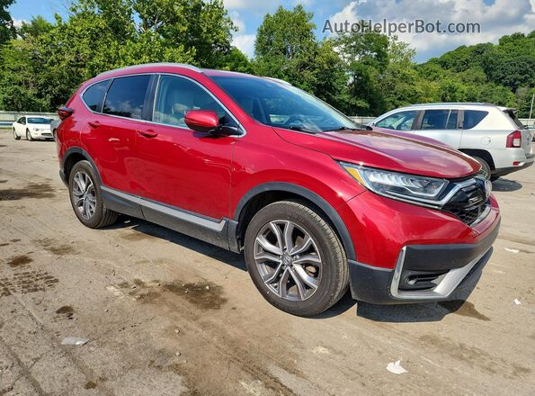 2HKRW2H91NH654763 2022 HONDA CR-V Red Передня права чверть