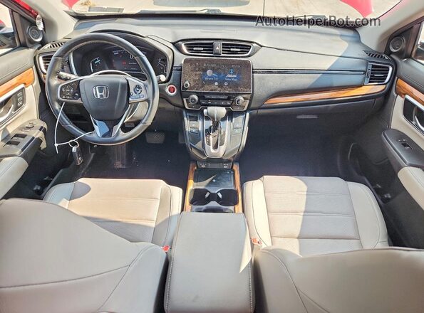 2HKRW2H91NH654763 2022 HONDA CR-V Red Вид панелі приладів