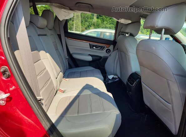 2HKRW2H91NH654763 2022 HONDA CR-V Red Вид задньої частини салону