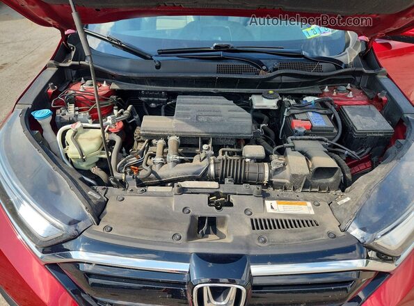 2HKRW2H91NH654763 2022 HONDA CR-V Red Вид підкапотного простору