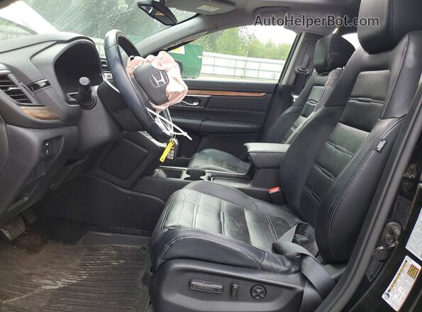 2HKRW2H92HH600778 2017 HONDA CR-V Black წინა სალონის ხედი