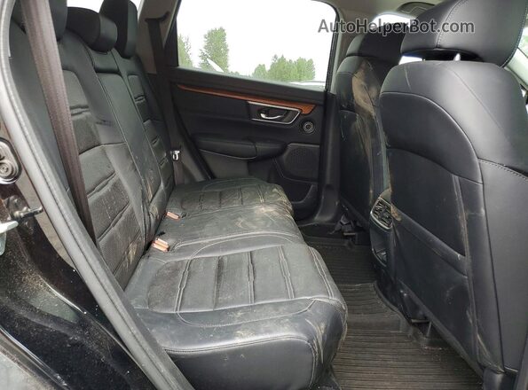 2HKRW2H92HH600778 2017 HONDA CR-V Black უკანა სალონის ხედი