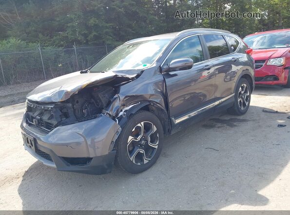 2HKRW2H92HH628855 2017 HONDA CR-V Gray Front left