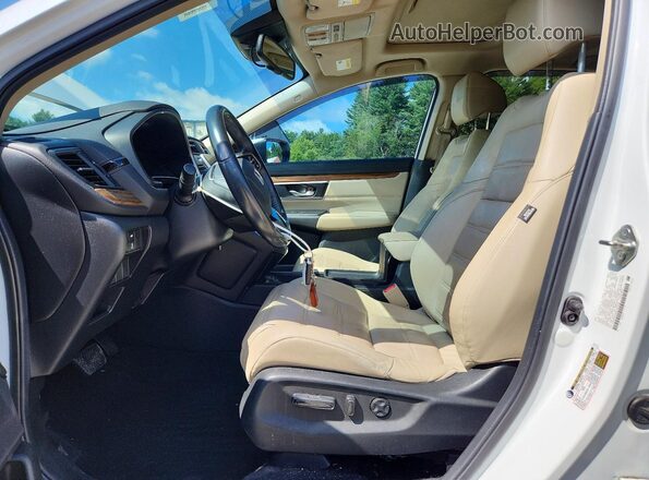 2HKRW2H92KH616759 2019 HONDA CR-V White Front interior view