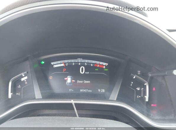 2HKRW2H93HH626452 2017 HONDA CR-V White უკანა სავარძლების ხედი