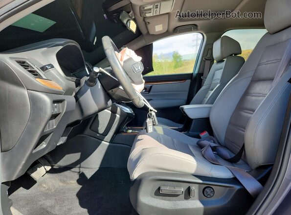 2HKRW2H93MH609094 2021 HONDA CR-V Gray Front interior view