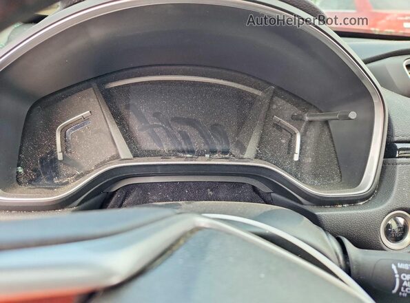 2HKRW2H95HH107726 2017 HONDA CR-V Black Instrument cluster view