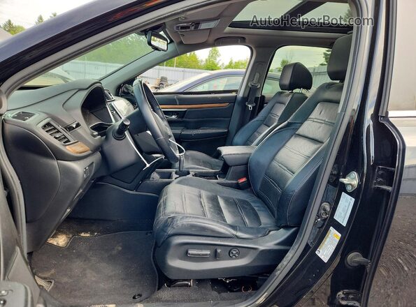 2HKRW2H95HH107726 2017 HONDA CR-V Black Front interior view