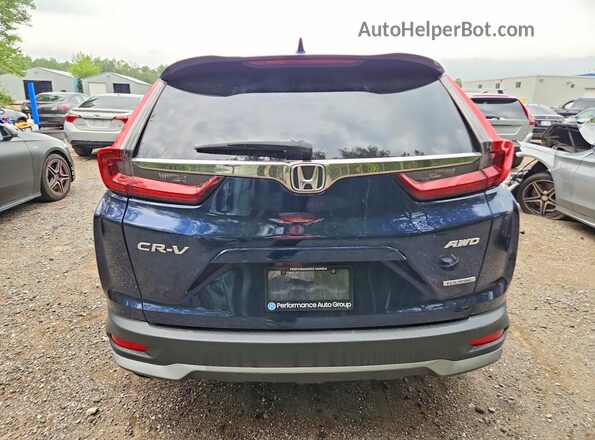 2HKRW2H95LH234386 2020 HONDA CR-V Blue Вид ззаду