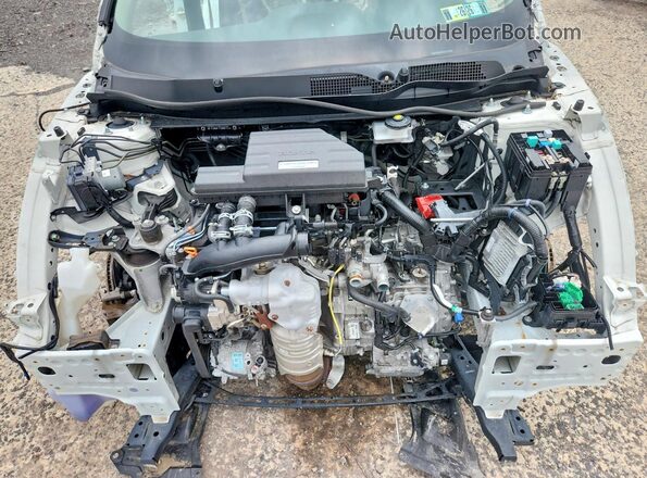 2HKRW2H95LH676486 2020 HONDA CR-V White Vista del compartimento del motor