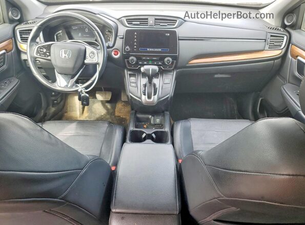 2HKRW2H96KH140743 2019 HONDA CR-V Charcoal Widok deski rozdzielczej