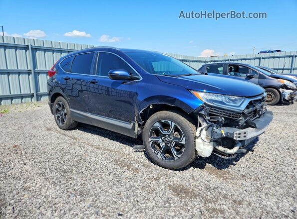 2HKRW2H97JH101609 2018 HONDA CR-V Blue წინა მარჯვენა