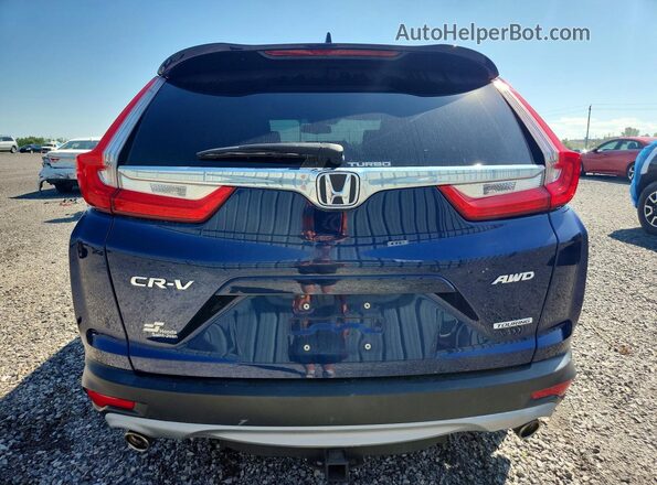 2HKRW2H97JH101609 2018 HONDA CR-V Blue უკანა ხედი