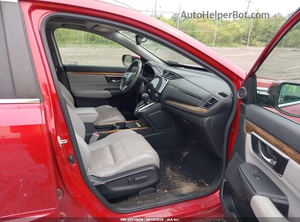 2HKRW2H97LH609730 2020 HONDA CR-V Красный Вид салона спереди