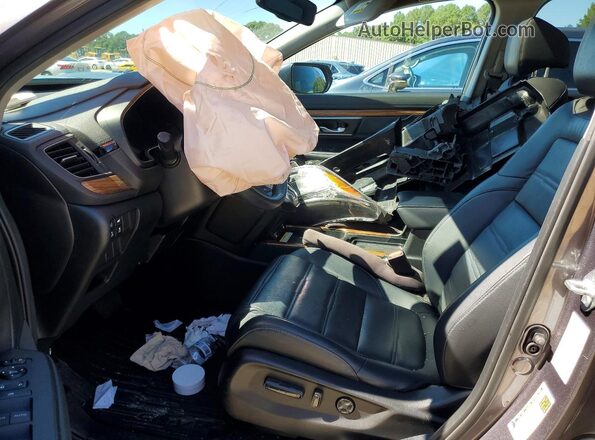 2HKRW2H97MH668519 2021 HONDA CR-V Серый Вид салона спереди