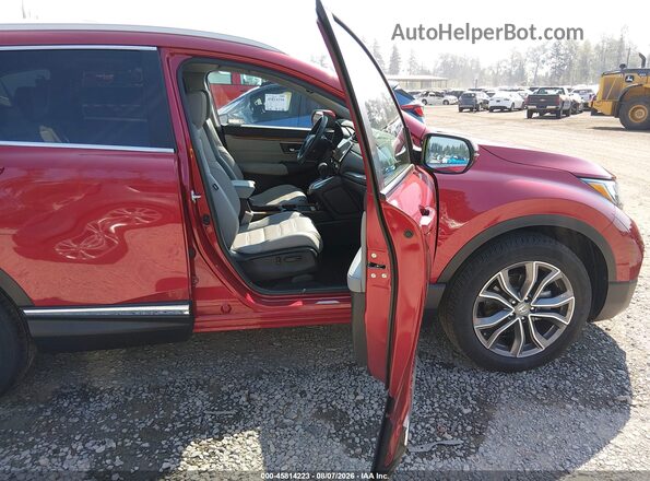 2HKRW2H98NH608380 2022 HONDA CR-V Красный Вид салона спереди