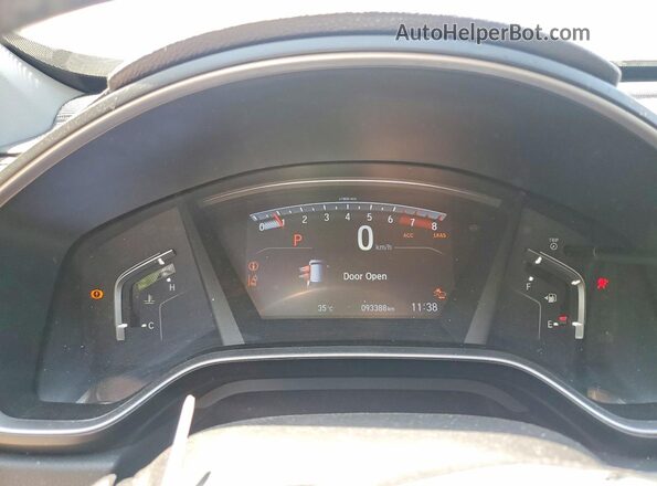 2HKRW2H99LH200032 2020 HONDA CR-V Charcoal Widok zestawu wskaźników
