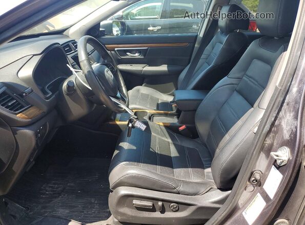 2HKRW2H99LH200032 2020 HONDA CR-V Charcoal Widok wnętrza z przodu