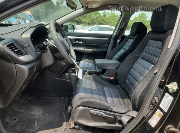 2HKRW5H34HH402703 2017 HONDA CR-V Black Widok wnętrza z przodu