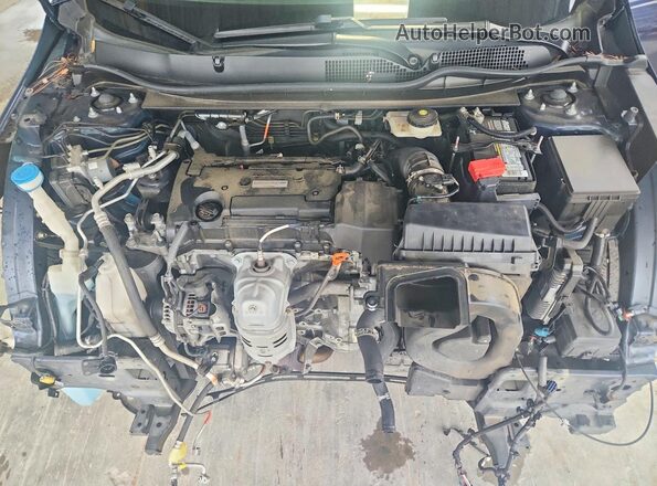 2HKRW5H39KH415227 2019 HONDA CR-V Blue Engine compartment view