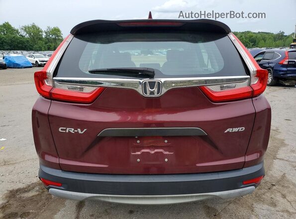 2HKRW6H31HH217630 2017 HONDA CR-V Burgundy უკანა ხედი