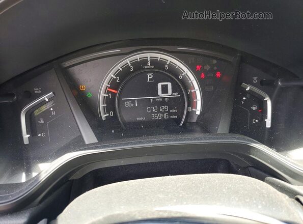 2HKRW6H31KH209549 2019 HONDA CR-V Black Vista del cuadro de instrumentos