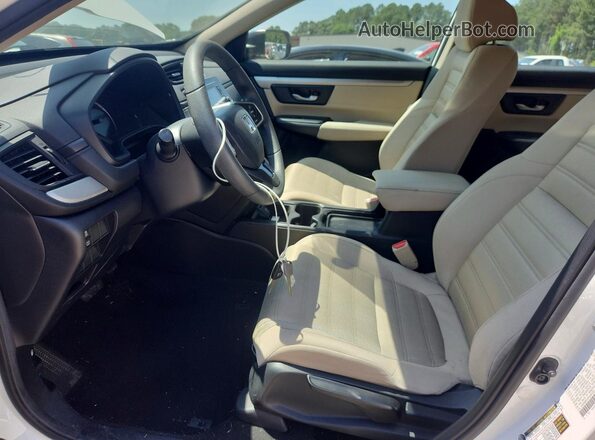 2HKRW6H33HH201381 2017 HONDA CR-V White Front interior view
