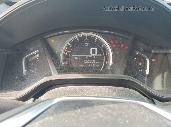 2HKRW6H33JH213455 2018 HONDA CR-V Blue Vista del cuadro de instrumentos