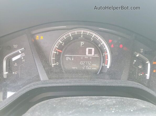 2HKRW6H36JH217872 2018 HONDA CR-V Синий Вид щитка приборов