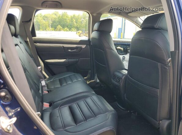 2HKRW6H36JH217872 2018 HONDA CR-V Синий Вид задней части салона