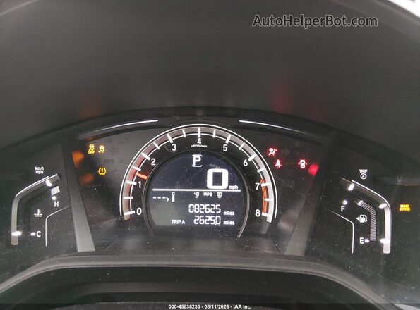 2HKRW6H38HH219987 2017 HONDA CR-V Серый Вид задних сидений