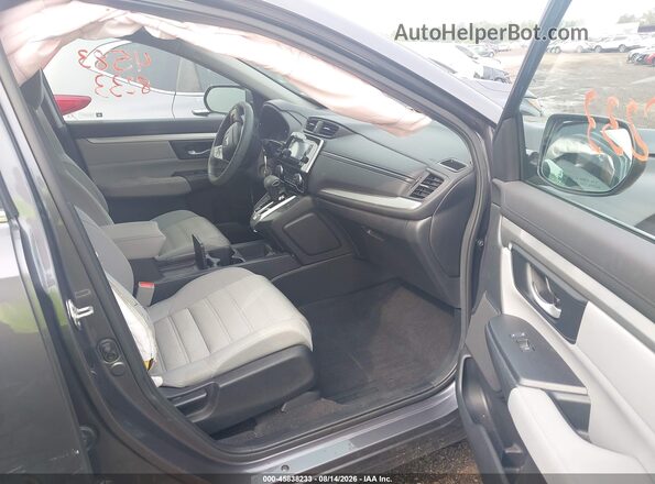 2HKRW6H38HH219987 2017 HONDA CR-V Серый Вид салона спереди