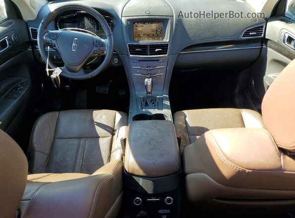 2LMHJ5AT0JBL01695 2018 LINCOLN MKT Tan Вид панелі приладів