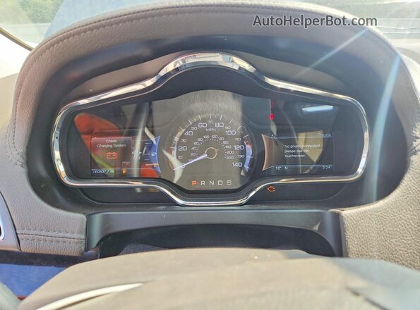 2LMHJ5AT0KBL00077 2019 LINCOLN MKT Blue Սարքավորումների վահանակի տեսք
