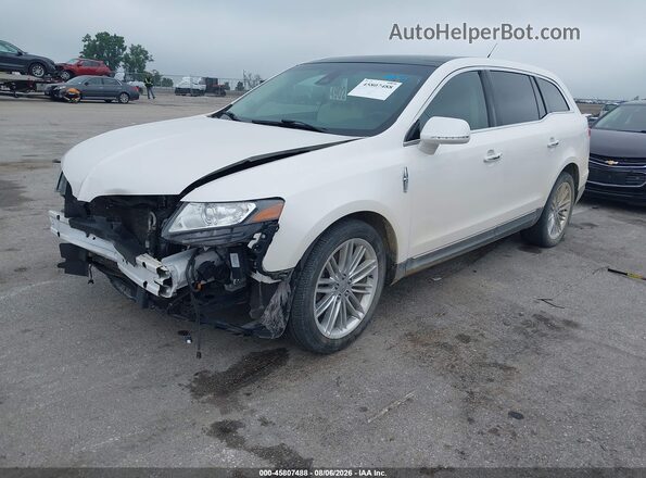 2LMHJ5AT6KBL03341 2019 LINCOLN MKT White Vista tres cuartos delantera izquierda