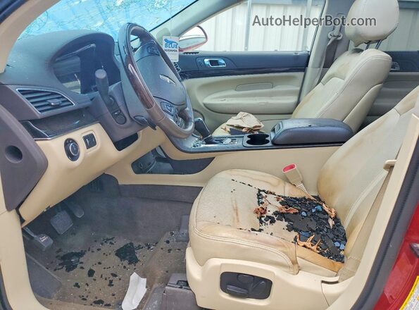 2LMHJ5AT7JBL00706 2018 LINCOLN MKT Red Front interior view