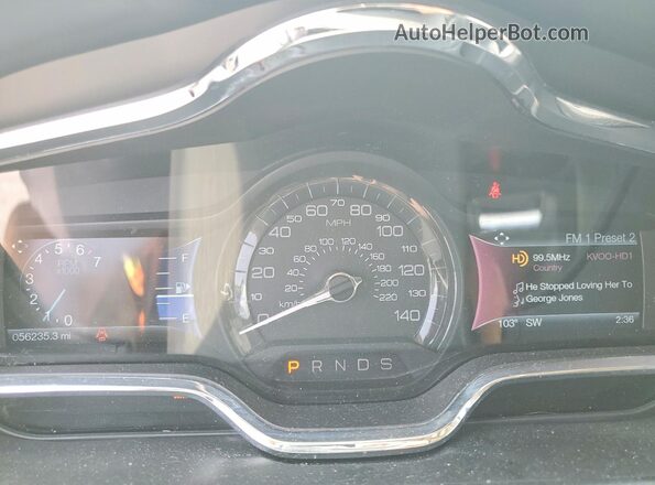 2LMHJ5AT9GBL01347 2016 LINCOLN MKT Красный Вид щитка приборов