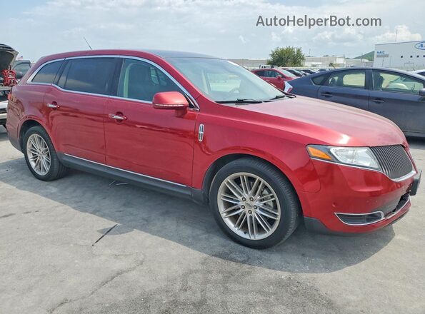 2LMHJ5AT9GBL01347 2016 LINCOLN MKT Красный Передняя правая четверть