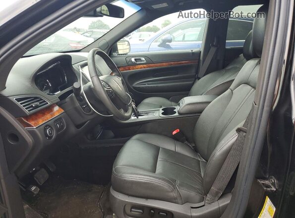 2LMHJ5NK7KBL04256 2019 LINCOLN MKT Black Front interior view