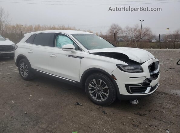 2LMPJ6J90LBL03326 2020 LINCOLN NAUTILUS White Передня права чверть