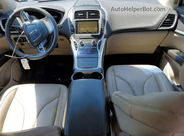 2LMPJ6J92KBL57340 2019 LINCOLN NAUTILUS White წინა პანელის ხედი
