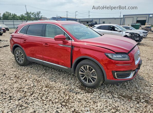 2LMPJ6J92LBL21360 2020 LINCOLN NAUTILUS Red Delantero derecho