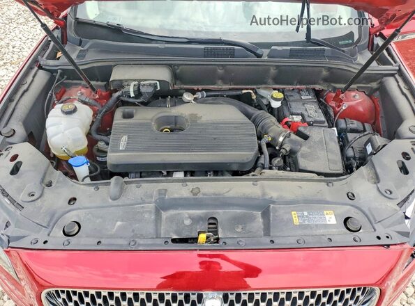 2LMPJ6J92LBL21360 2020 LINCOLN NAUTILUS Red Vista del compartimento del motor