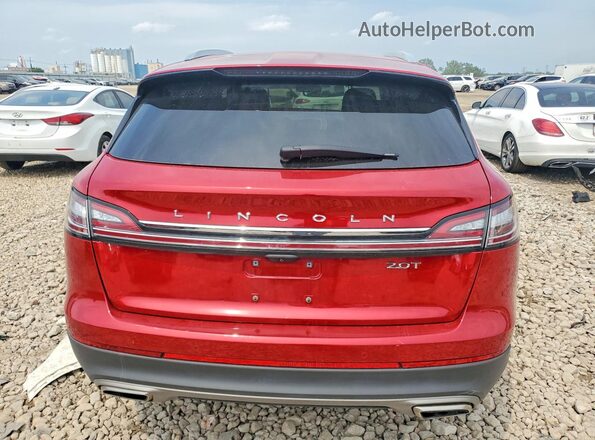 2LMPJ6J92LBL21360 2020 LINCOLN NAUTILUS Red Vista trasera