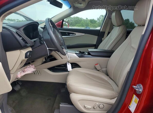2LMPJ6J92LBL21360 2020 LINCOLN NAUTILUS Red Vista interior delantera