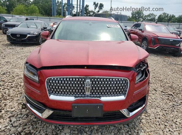 2LMPJ6J92LBL21360 2020 LINCOLN NAUTILUS Red Vista frontal