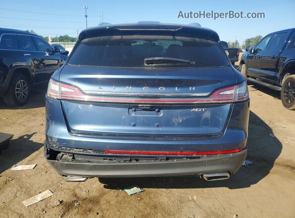2LMPJ6J95KBL36403 2019 LINCOLN NAUTILUS Blue Rear view